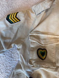 Thumbnail for Karina's Vintage jacket army zand maat L