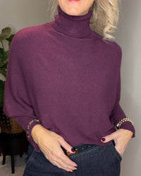 Thumbnail for Oversized viscose fijn brei met col