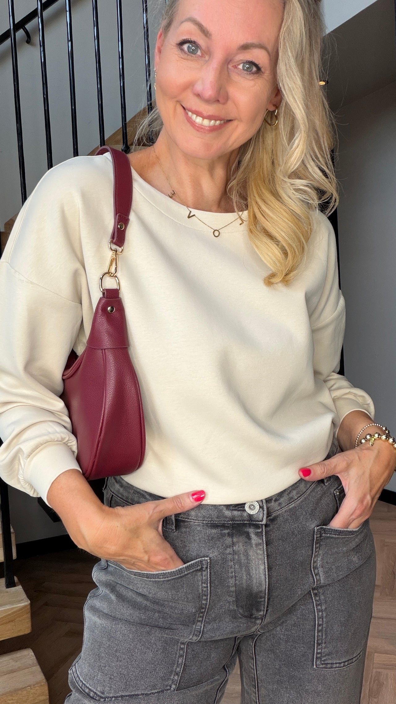 Skyler top long sleeves scuba
