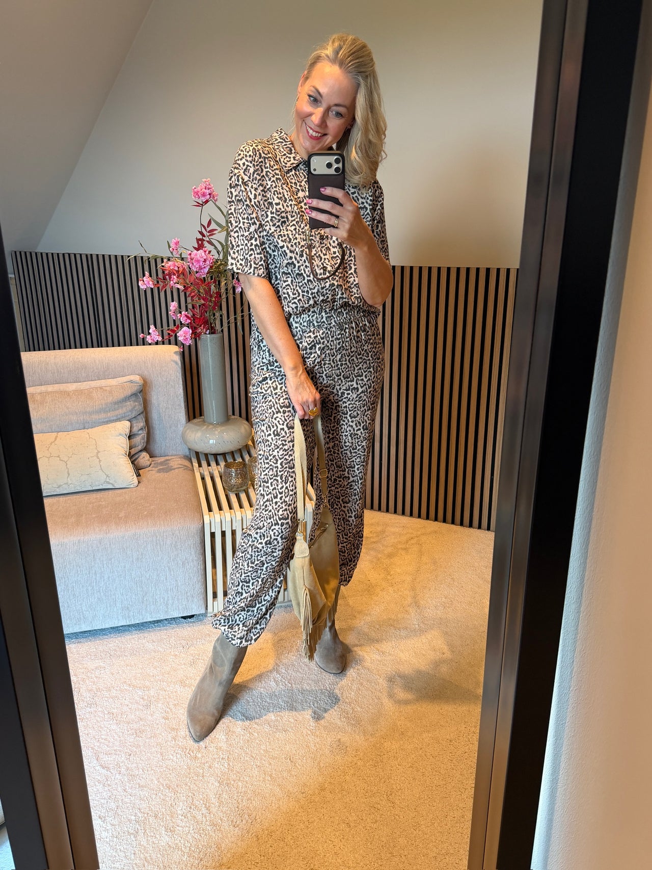 Colette Linen Leopard