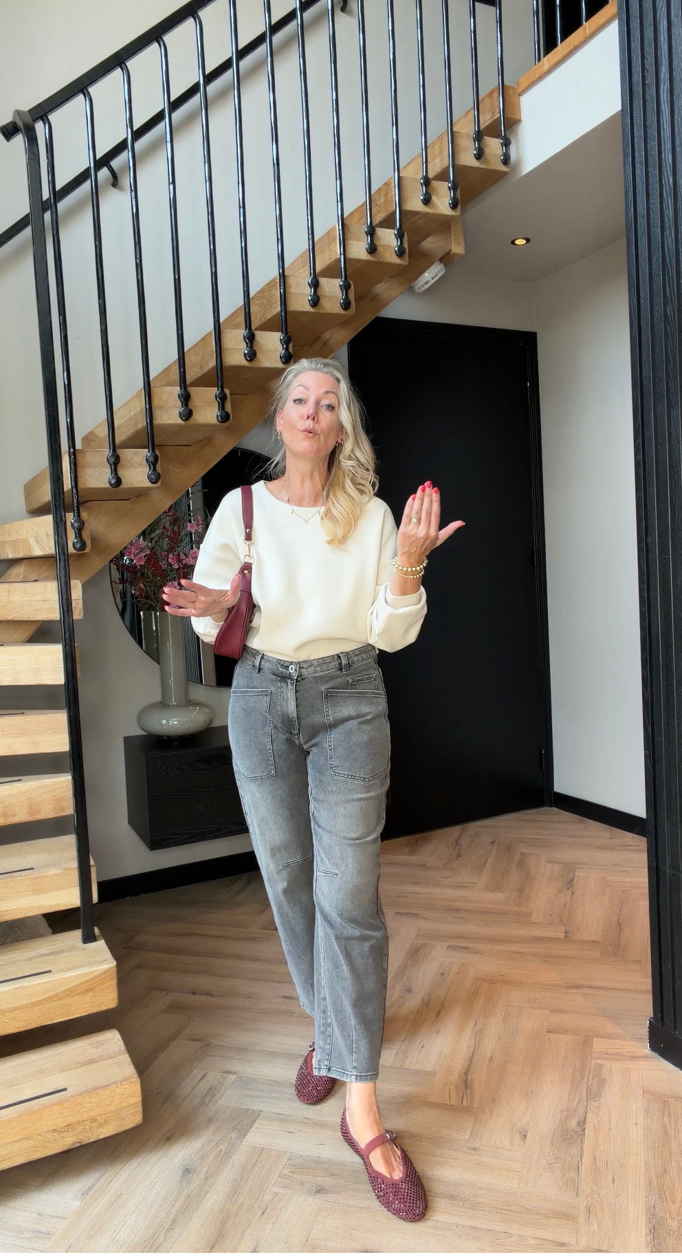 Cassie grey denim