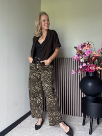 Thumbnail for Jeans leopard balloon fit