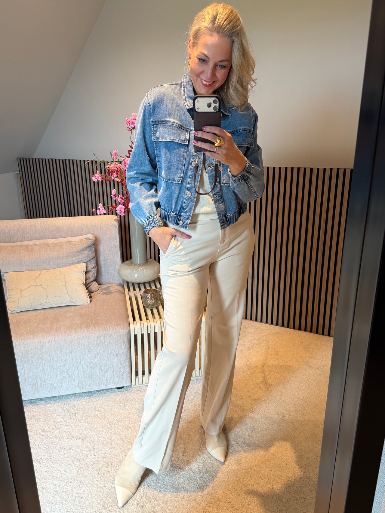 Juno Bomber Jacket Denim