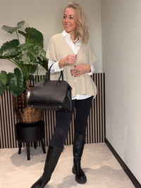 Thumbnail for Gilet oversized baby alpaca