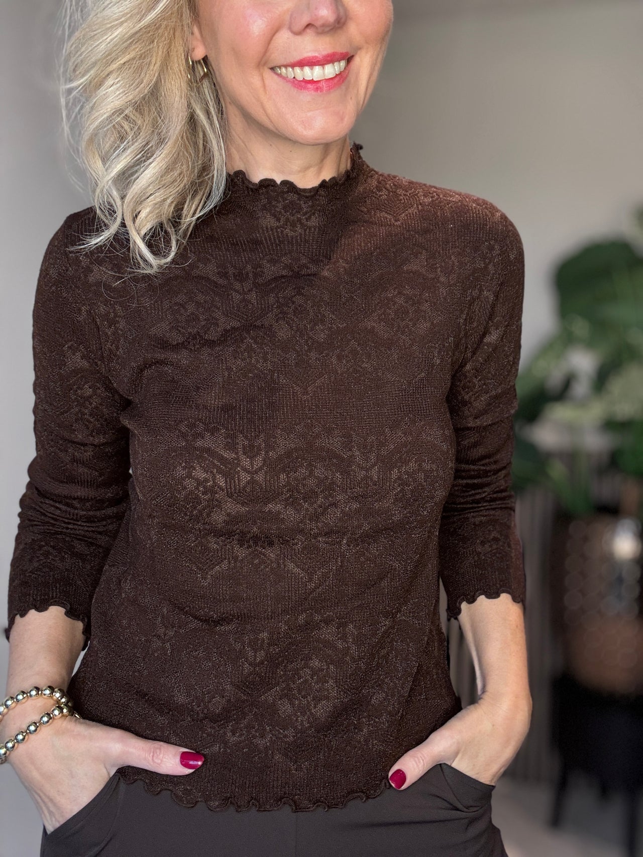 Viscose mix top Lara