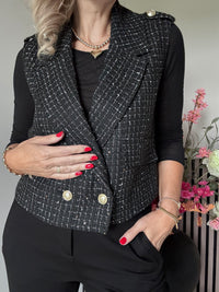 Thumbnail for SRB4738 Skipper Sleeveless Boucle