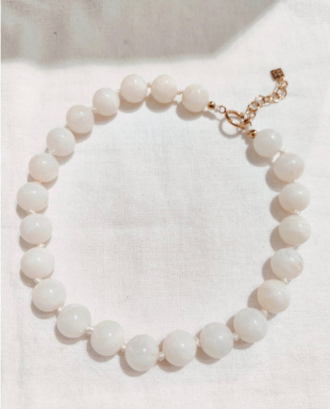 Ketting dikke kralen short