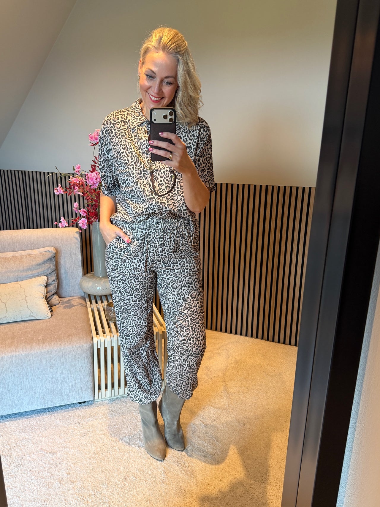 Colette Linen Leopard