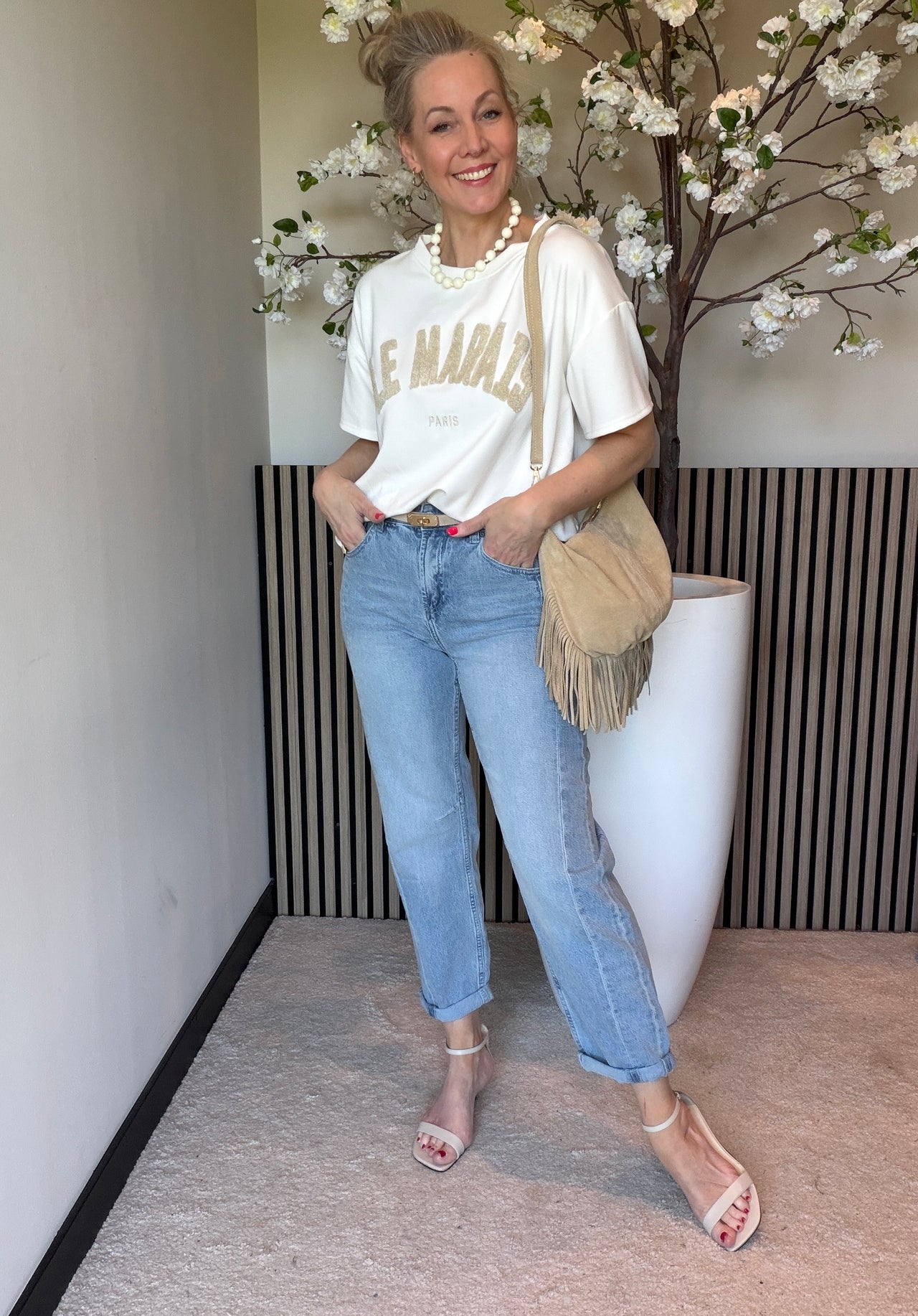 Caitlina Sidepatch Light Blue
