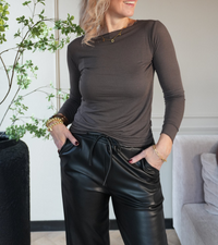 Thumbnail for Cashmere mix top uni