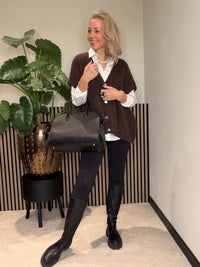 Thumbnail for Gilet oversized baby alpaca