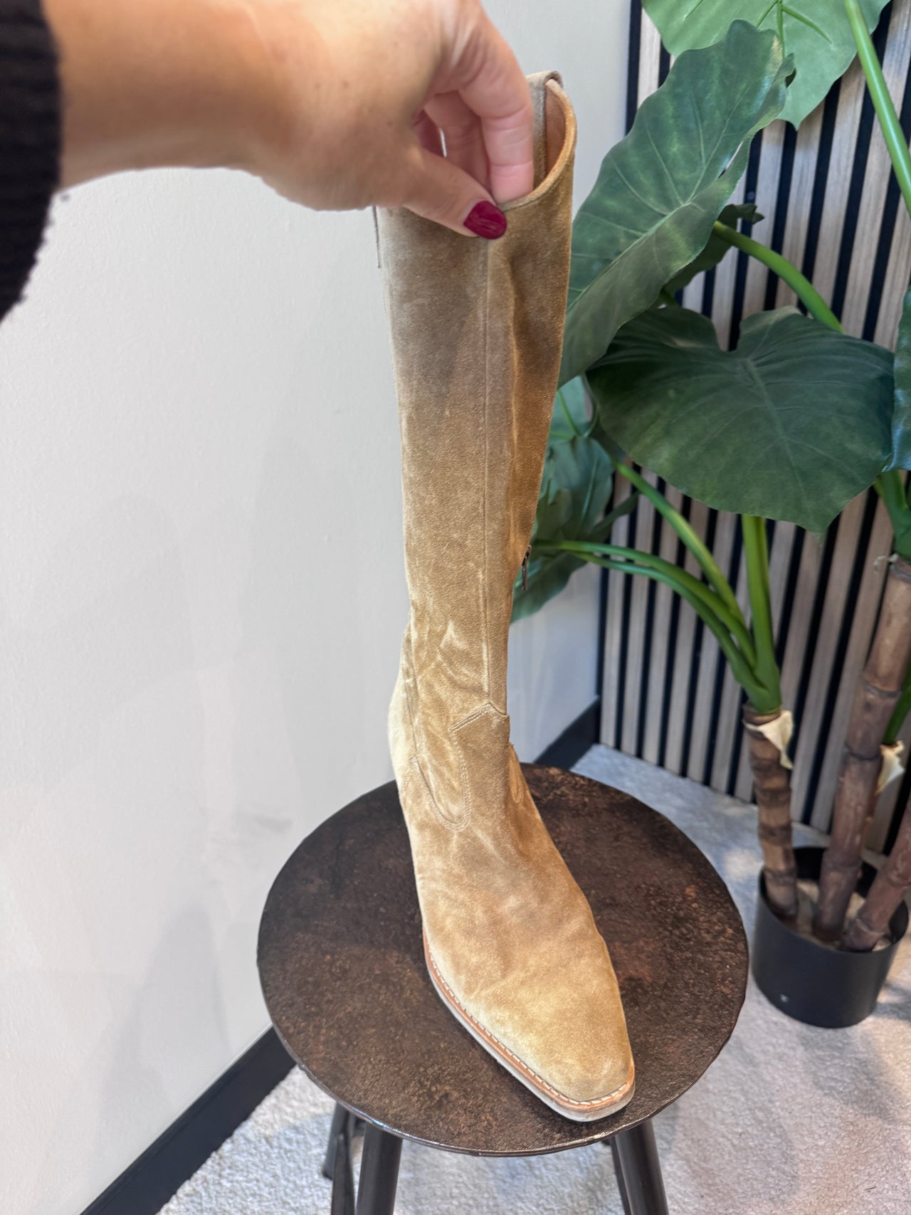 Karina's Vintage ViaVai hoge laars camel maat 41