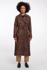 Thumbnail for Double breasted coat leopard