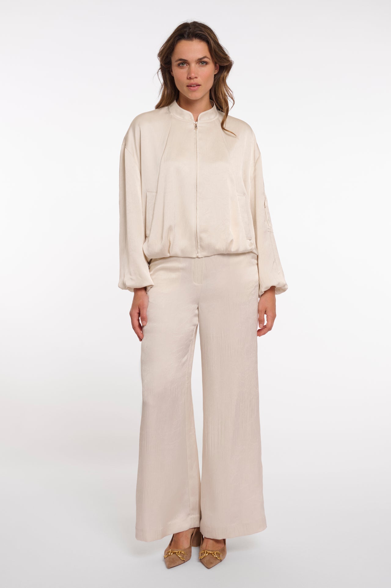 Bomber jacket satijnlook Birch