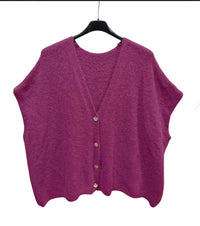 Thumbnail for Gilet oversized baby alpaca