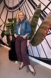 Thumbnail for Pants ballon fit aubergine
