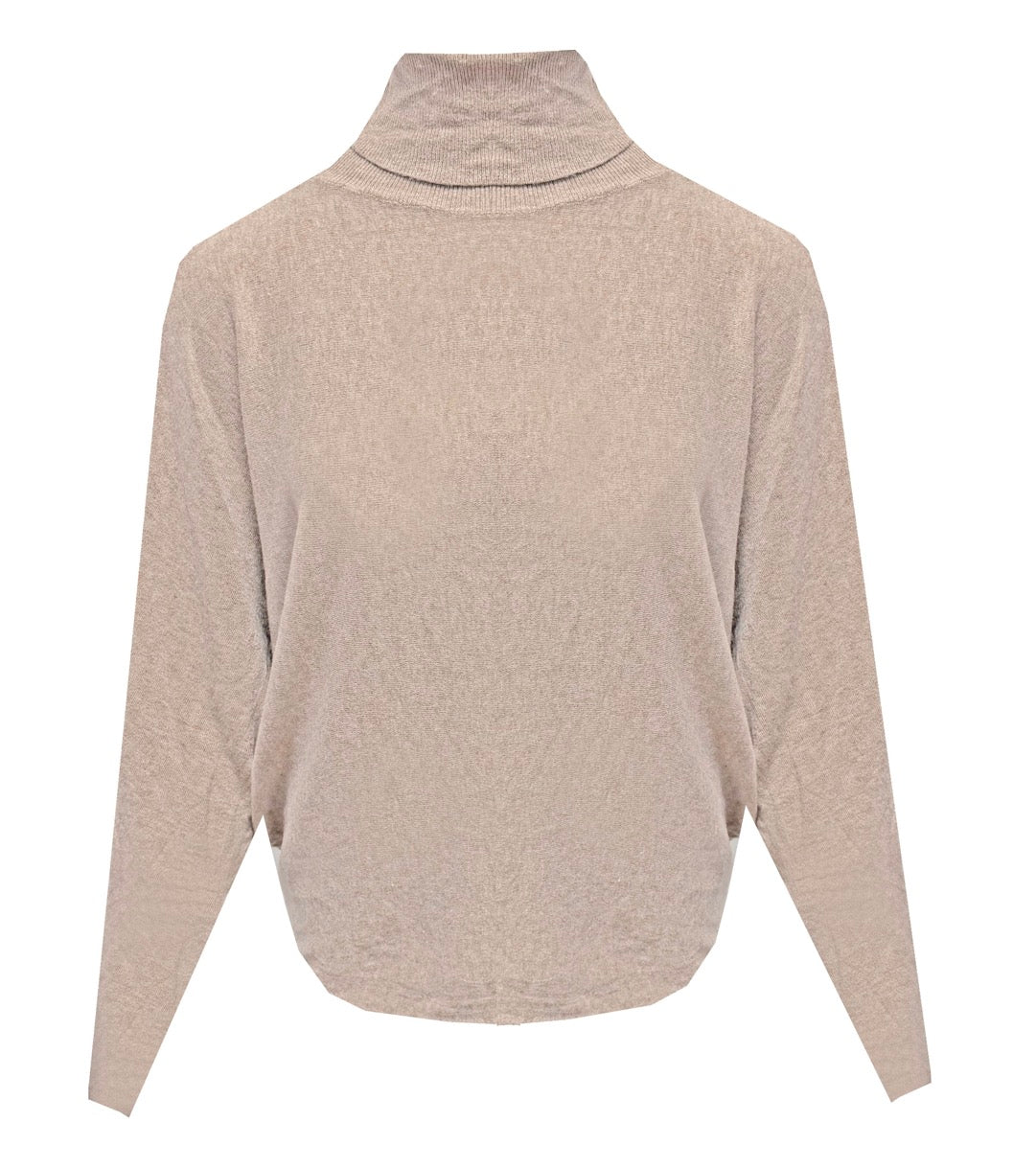 Oversized viscose fijn brei met col