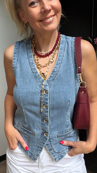 Thumbnail for Waistcoat Denim