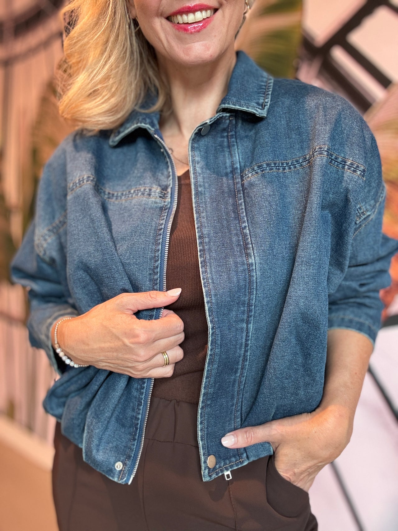Bomberjacket jeans