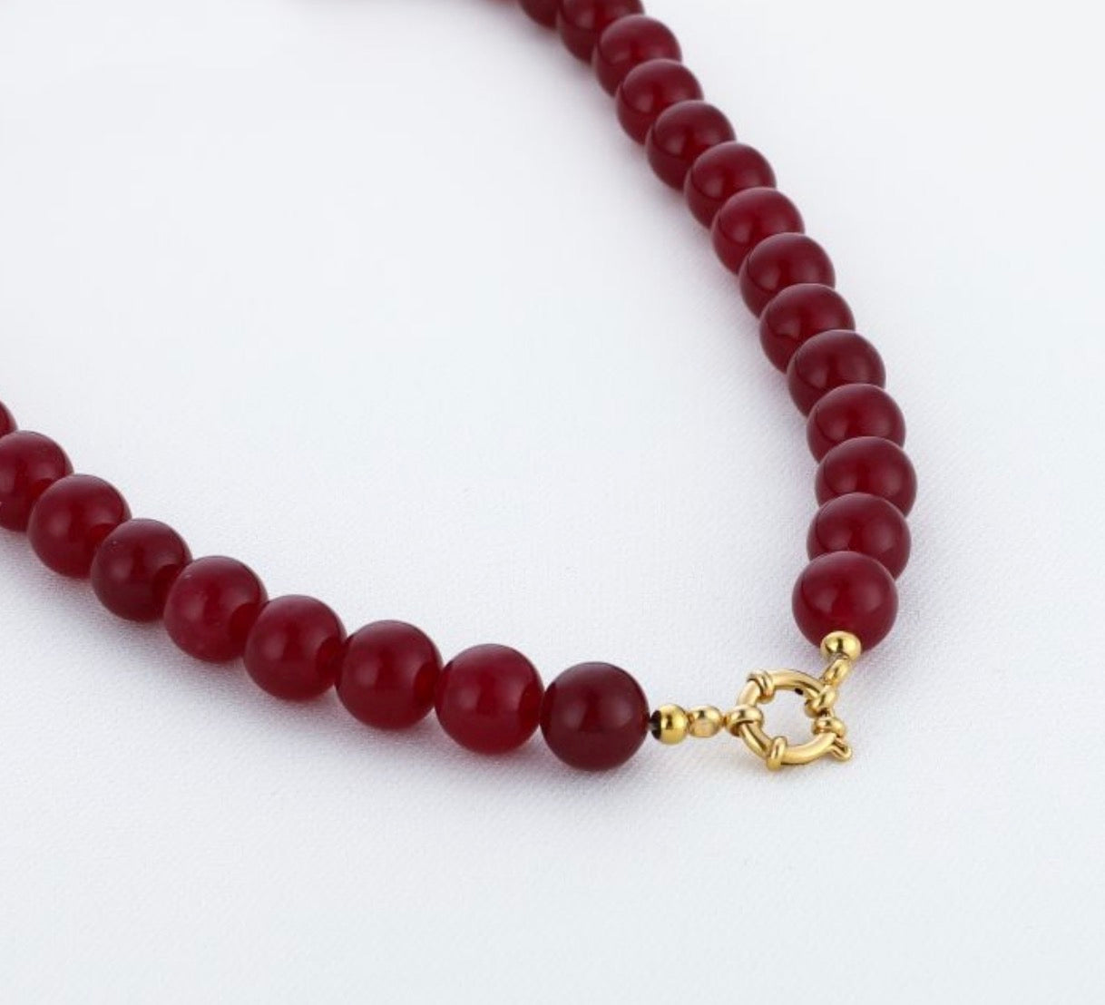 Kralenketting bordeaux