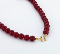 Thumbnail for Kralenketting bordeaux