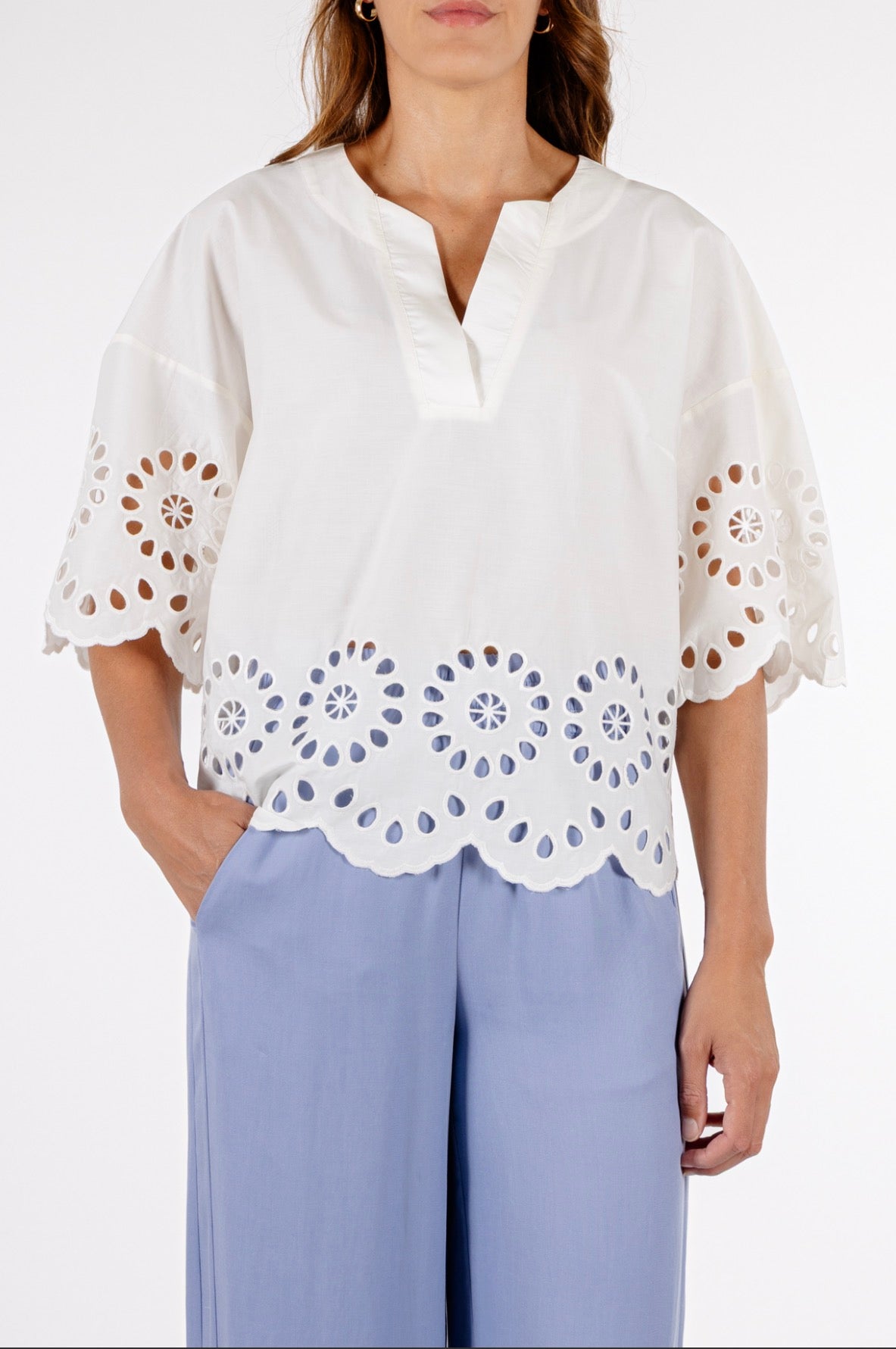 Top Trudy Off White