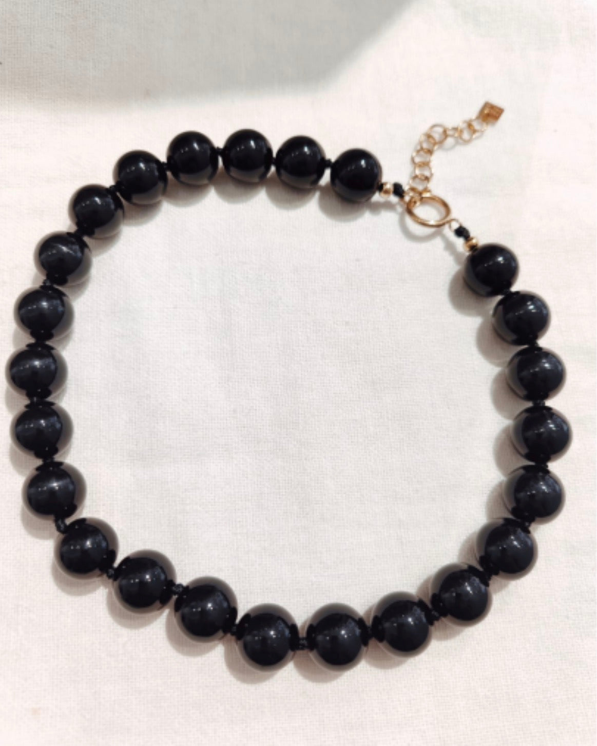 Ketting dikke kralen short