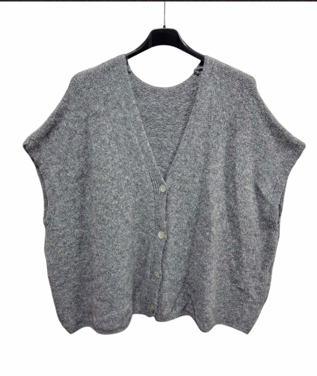 Gilet oversized baby alpaca