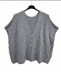Thumbnail for Gilet oversized baby alpaca