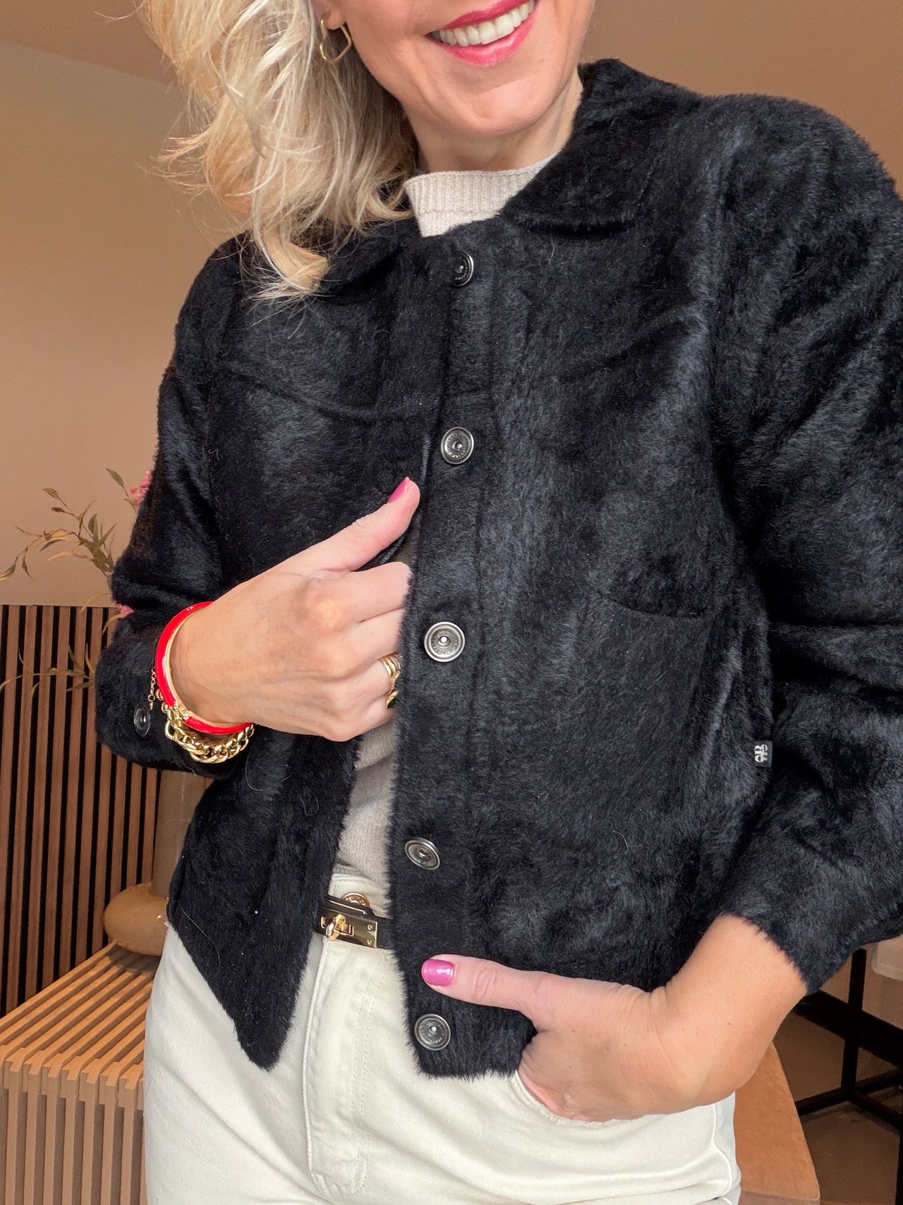Bubbly Jacket Black