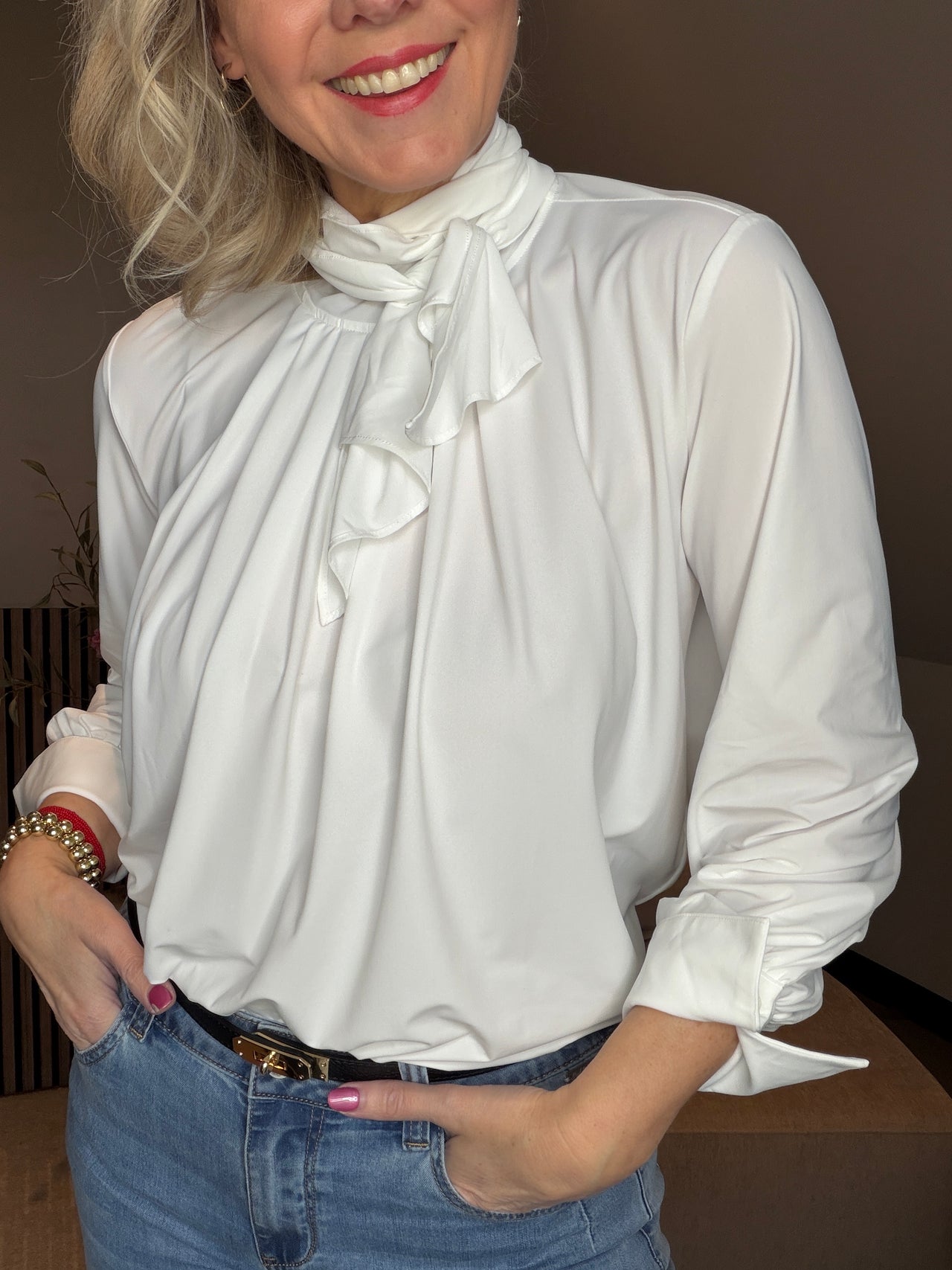 Travelkwaliteit Blouse Bow