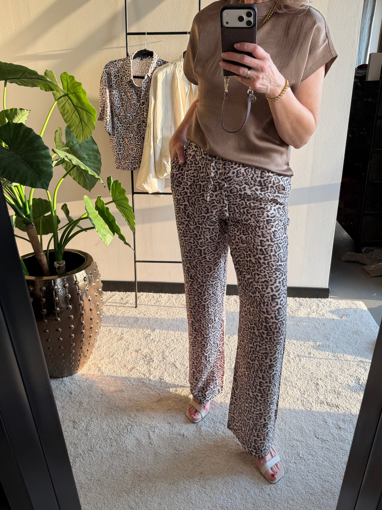 Colette Linen Leopard