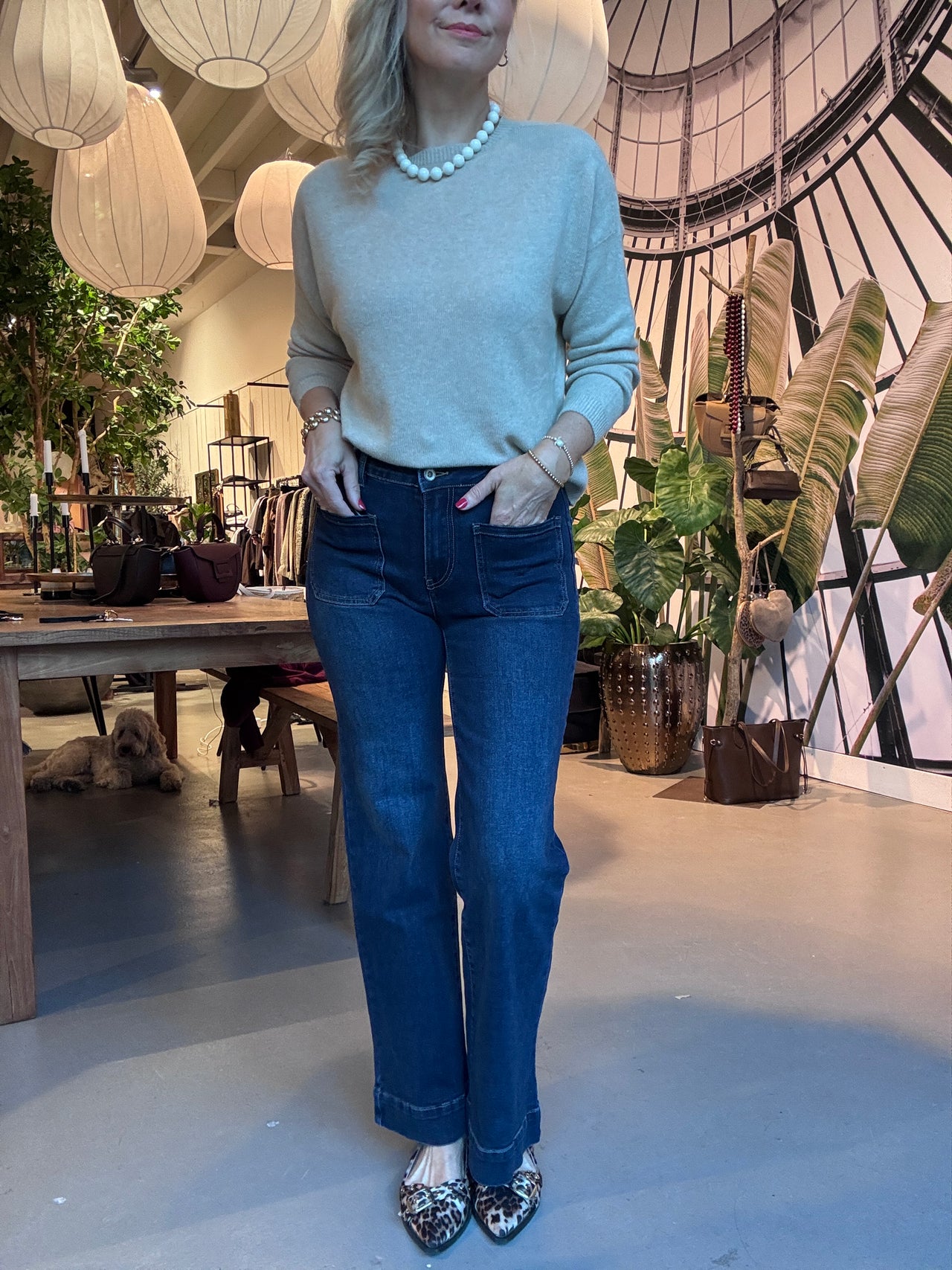 Jeans pocket dark blue