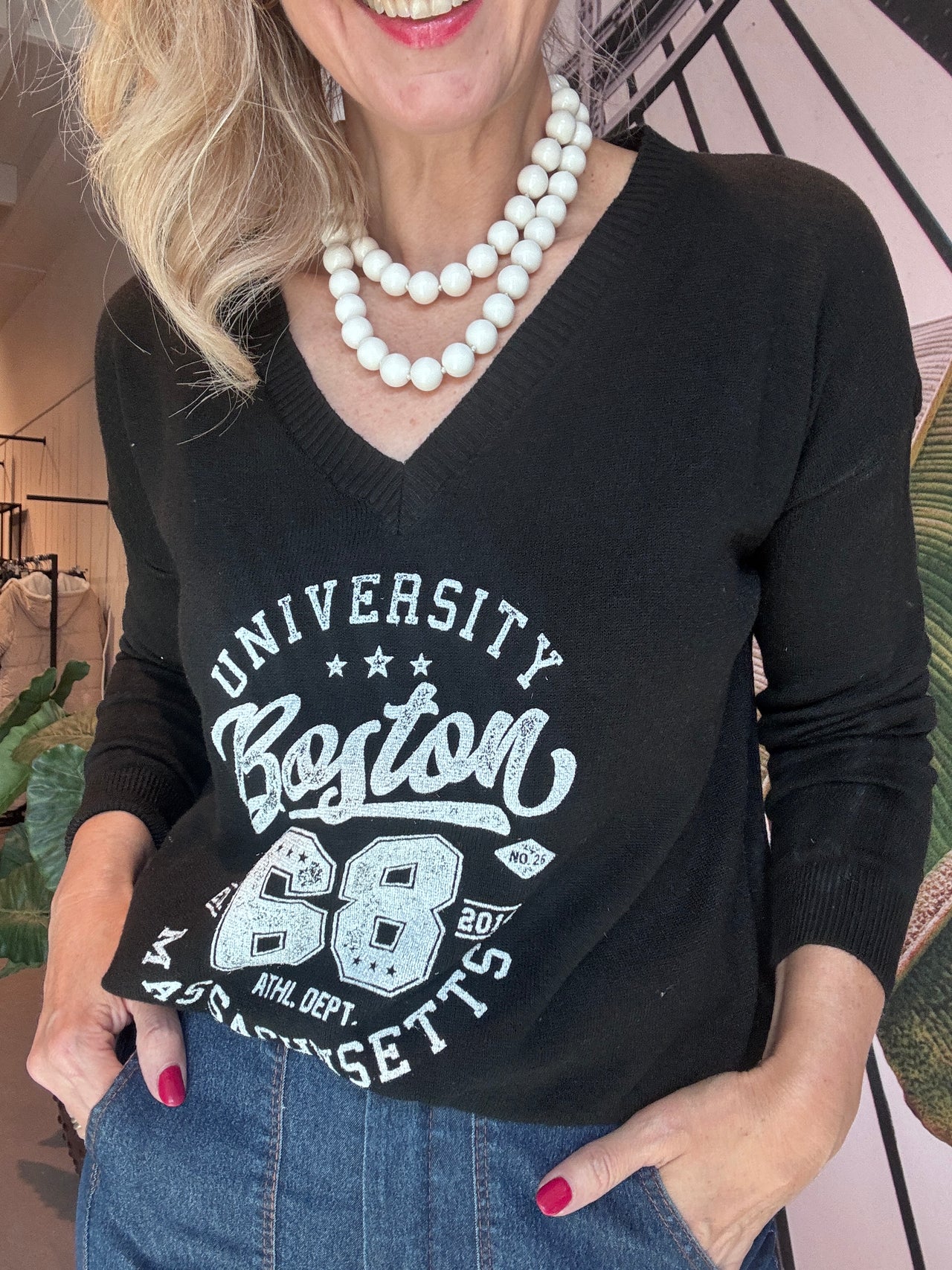 Sweater fijn brei 68