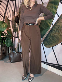 Thumbnail for Pantalon high waisted