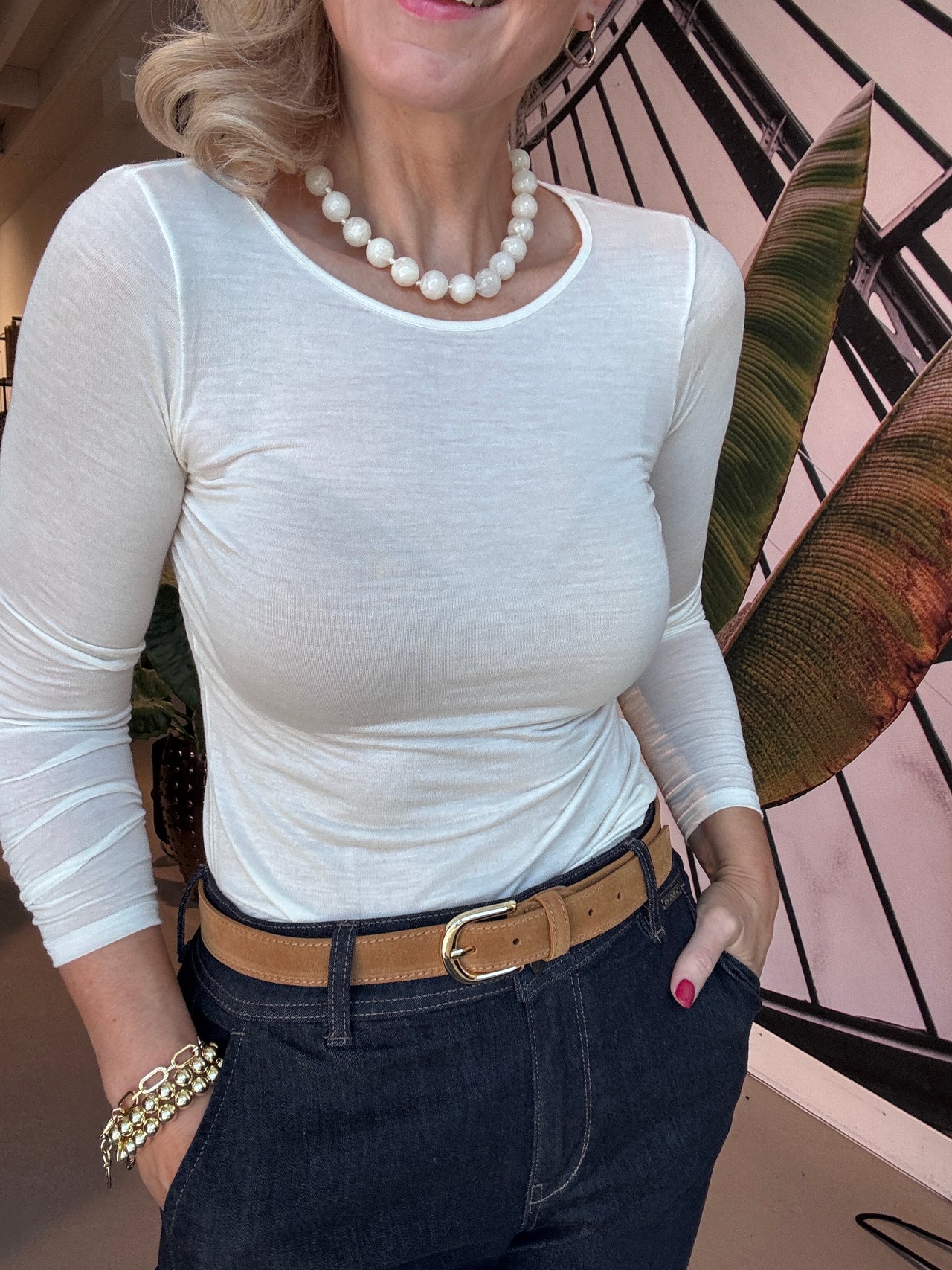 Oroblu Perfect line cashmere top