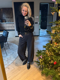 Thumbnail for Travelkwaliteit balloon trousers zwart