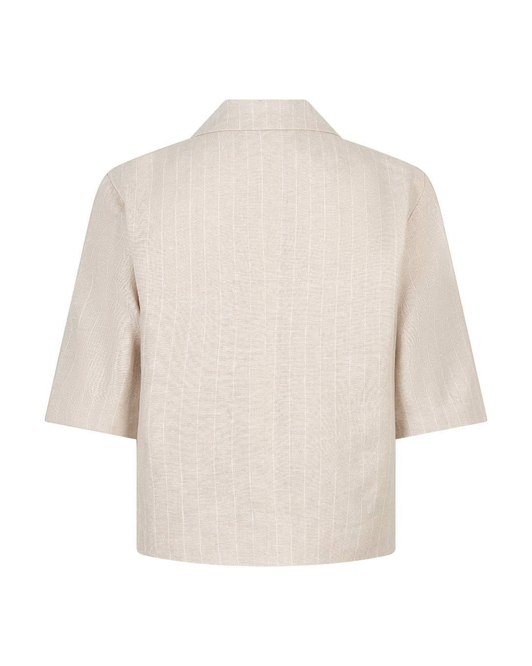Blazer linnen/viscose pinstripe