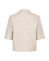 Thumbnail for Blazer linnen/viscose pinstripe