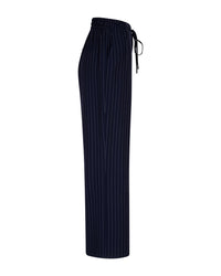 Thumbnail for Claudette palazzo pinstripe darkblue