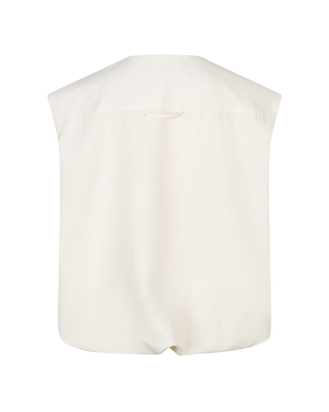Ivy Sleeveless Gathering Pearl