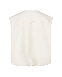 Thumbnail for Ivy Sleeveless Gathering Pearl