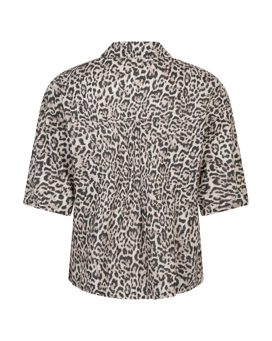 Nora Blouse Linen Leopard