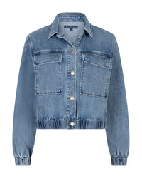 Thumbnail for Juno Bomber Jacket Denim