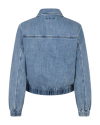 Thumbnail for Juno Bomber Jacket Denim