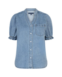 Thumbnail for Victoria Blouse Denim