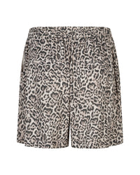 Thumbnail for Claudette Short Linen Leopard