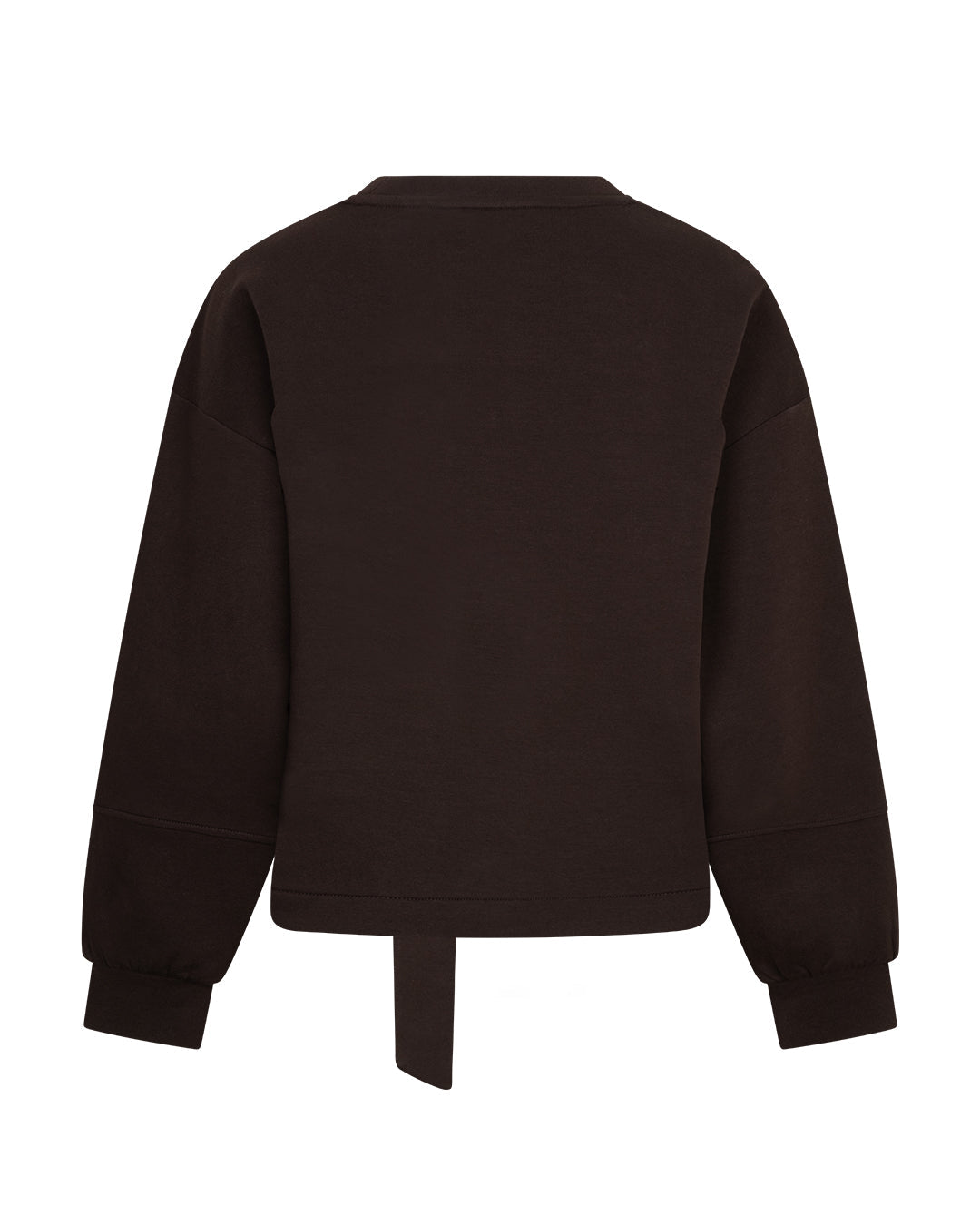 Shakira top & belt scuba Espresso - Red Button