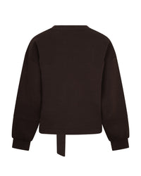 Thumbnail for Shakira top & belt scuba Espresso - Red Button