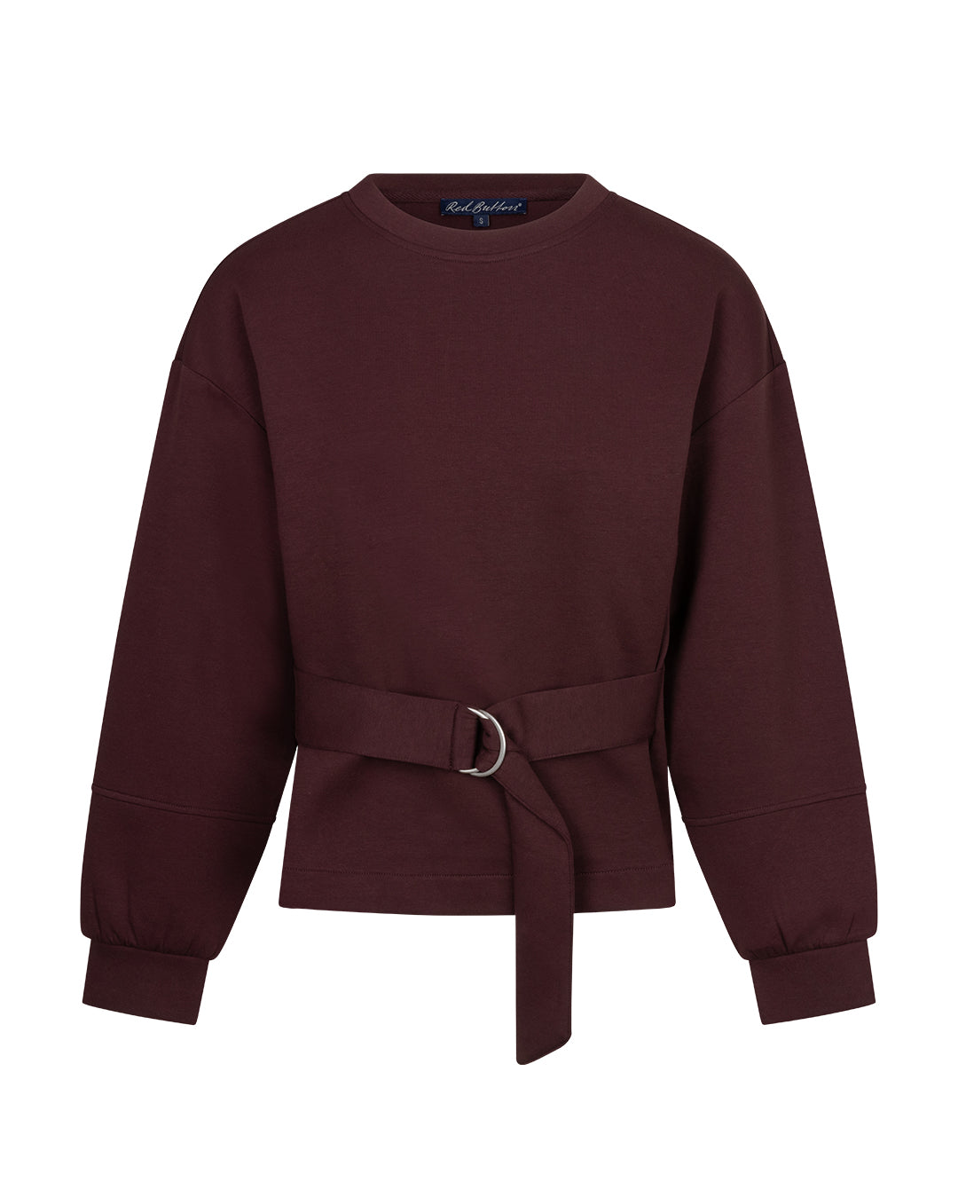 Shakira top & belt scuba Burgundy - Red Button